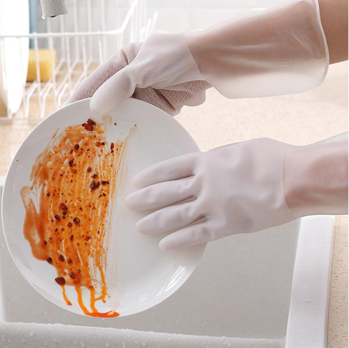 Kobidz™ Latex Dishwashing Gloves