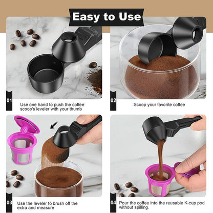 MCOIKY® Portable Coffee Scoop & Funnel