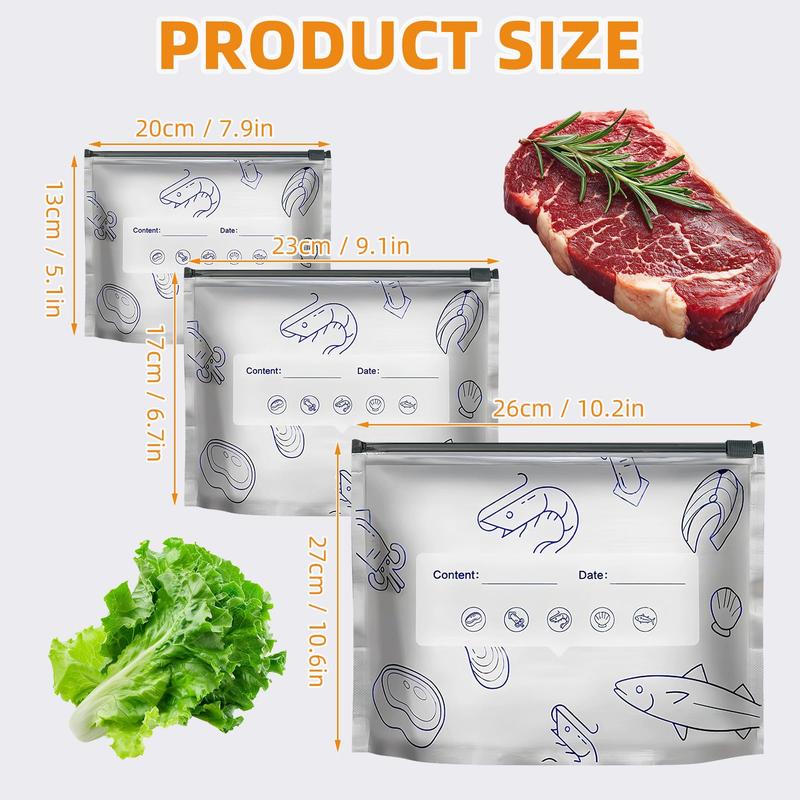 MCOIKY® Food Grade Aluminum Foil Fresh-Keeping Bag